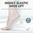 thumbnail image 5 of 1In Black Height Increase Insoles,Reusable Arch Support Insoles,Orthopedic Highpads,Orthopedic Insoles for Arch Pain(1 Pair), 5 of 6