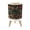 Color 2, variant on Small Trash Can with Lid Yellow Roses Soft Watercolor Painting Green Leaves Buds 1.8 Gallon Dog Proof Trash Can Round Garbage Can Waste Bin Wastebasket for Bathroom Bedroom Living Room