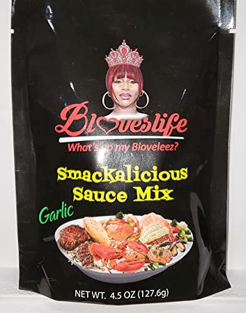 Bloveslife Smackalicious Sauce Seasoning Mix (Garlic) 4.5 oz