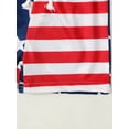thumbnail image 5 of Bagilaanoe 4th of July Toddler Baby Boys Swim Trunks Stripe Stars Print Elastic Waist Swim Shorts 6M 12M 18M 24M 3T 4T Kids Bathing Suit Swimsuit Swimwear, 5 of 7