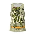 thumbnail image 4 of Easygdp Dinosaur Men's Tank Top, Sleeveless Muscle T Shirts, Breathable, Quick-Dry, Loose for Gym, Running, Fitness - 4X-Large, 4 of 9
