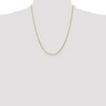 thumbnail image 2 of Auriga 14K Yellow Gold 1.4 mm Diamond-cut Round Open Link Cable Chain Necklace for Women 22", 2 of 7