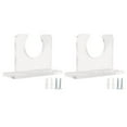 thumbnail image 1 of EIGTHTAIL 2-Pack Sturdy Acrylic Baseball Bat Holder for Vertical Display - Bat Wall Mount Rack for Secure Display, 1 of 8