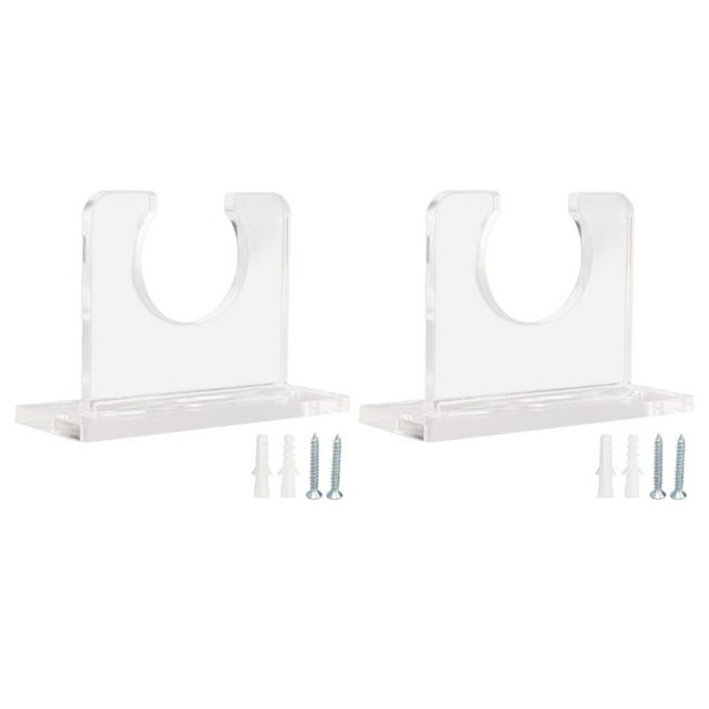 MesaSe Support de Batte en Acrylique Robuste Lot de 2 pour Affichage Vertical - Support Mural pour Batte pour Affichage Sécurisé