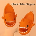 thumbnail image 4 of Cartoon Shark Flip Flops, Non-Slip Thick-Soled Beach Flip Flops, Quick-Drying Funny Pool Sandals, 4 of 5