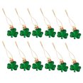 thumbnail image 2 of 12 piezas de decoraciones para el árbol del día de San Valentín Día de San Patricio Patio trasero Jardín Trébol Buena suerte Trébol Adorno Ropa, zapatos y accesorios Miscelánea de color verde oscuro Qarigey AP008830-01B, 2 of 6