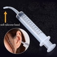 thumbnail image 2 of Limpiador de oídos Lavadora Jeringa Codo Tubo de goma Herramienta de eliminación de limpieza de cerumen Cera de riego de lavado, 1 pieza, Blanco Shizhi Boutique, 2 of 5