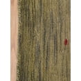 thumbnail image 4 of Rugsotic Carpets Hand Knotted Wool Area Rug 5'x8' Green Contemporary Rectangle Indoor Rug for Living Room, Bedroom Antimicrobial L00102, 4 of 8