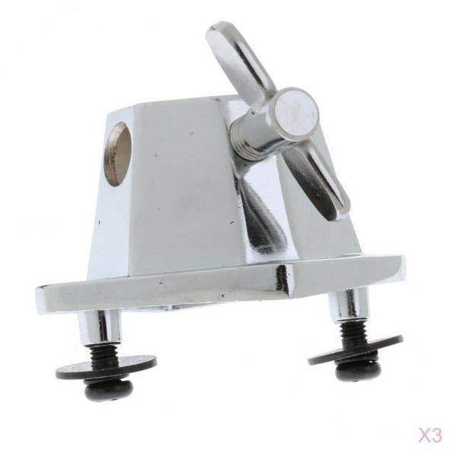 3 Piezas Soporte de Pata de Tom de Piso para Accesorios de Piezas de Conjunto de Batería Tom