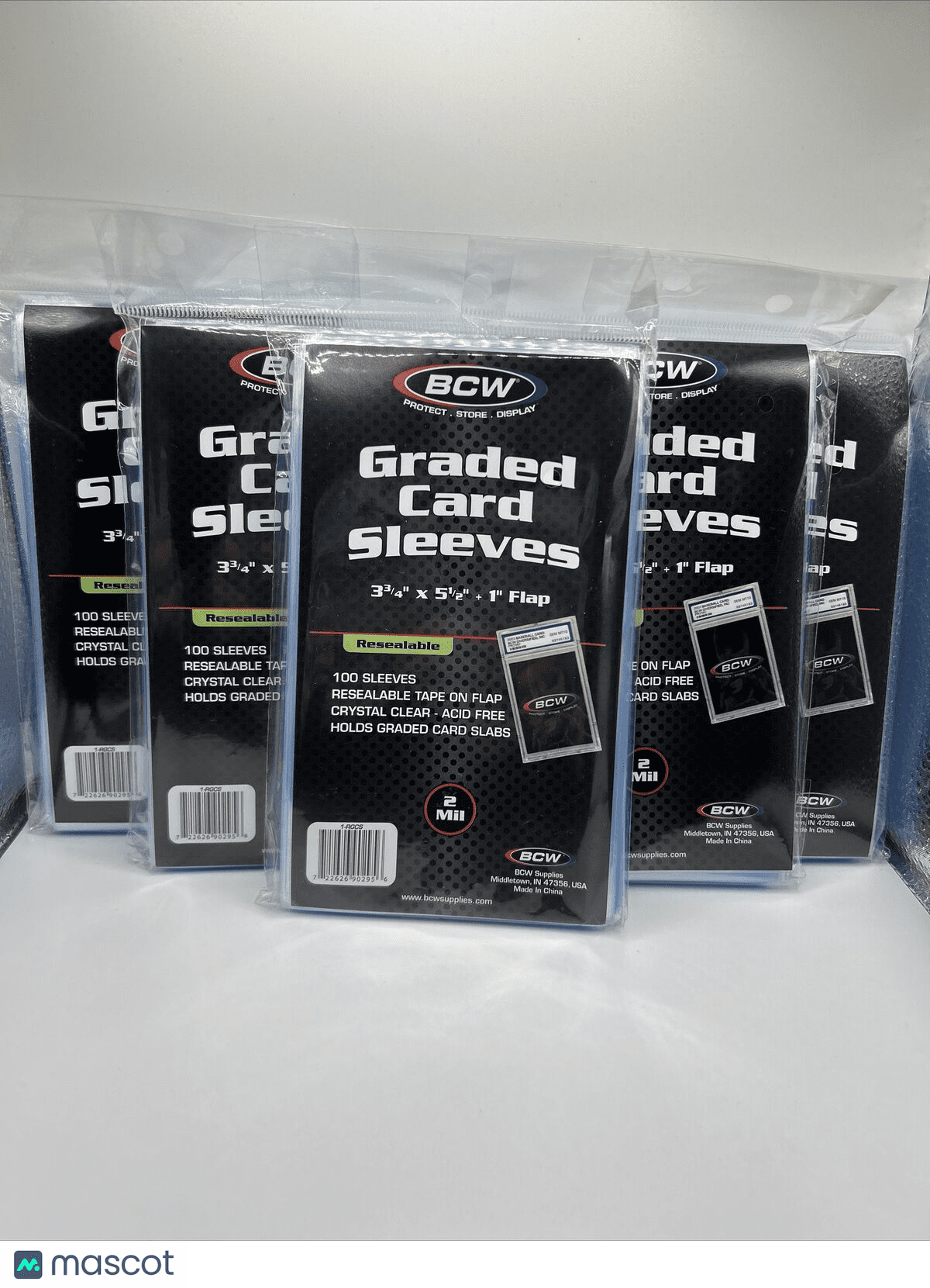 cardboard gold psa graded card sleeves no logo 20) - Perfect Fit Resealable PSA Slab Sleeves Protector - Acid-Free - 50 Count Packs - Ideal for PSA Grading Engineered to provide a perfect fit Cardboard Gold PSA Graded Card