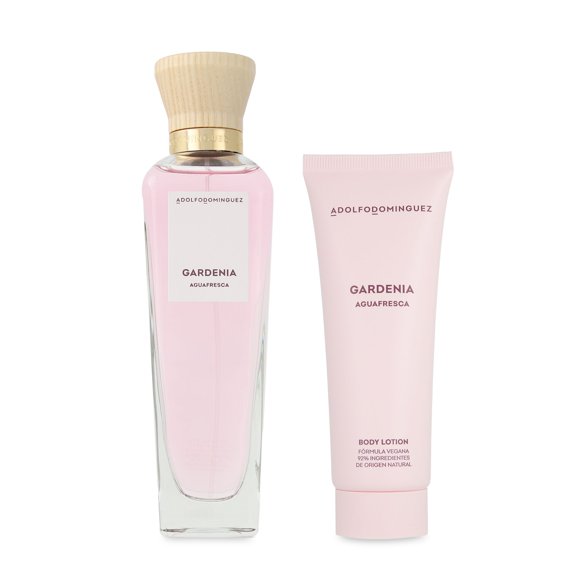Set Adolfo Dominguez Gardenia 2Pzs 120Ml Edt Spray/ Body Lotion 75Ml