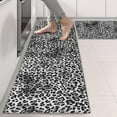 thumbnail image 2 of Kitchen Rugs Sets Of 2,Black and Tan Leopard Print Anti Fatigue Kitchen Mat Rugs Non Slip Washable,Decorative Kitchen Floor Mats for Kitchen,Sink,Laundry,17"X47", 2 of 5