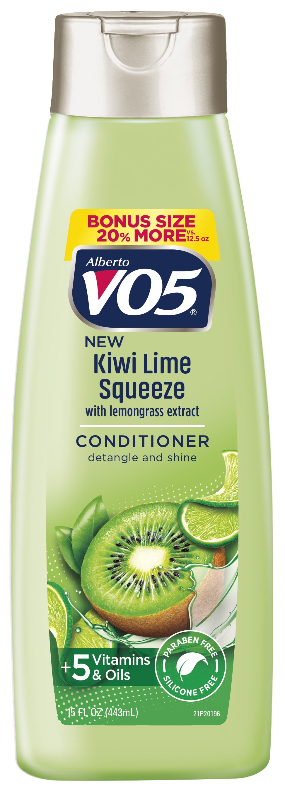 Alberto VO5 Herbal Escapes Kiwi Lime Clarifying & Nourishing Daily Conditioner with Vitamin E & C, 15 fl oz