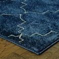 thumbnail image 2 of 7â€™ x 10â€™ Blue and Ivory Trellis Indoor Area Rug, 2 of 2