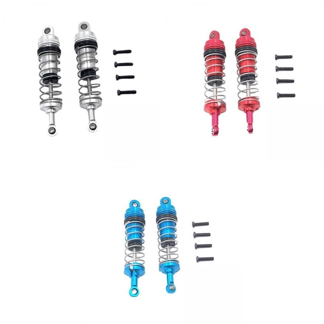6x RC Amortiguador Reemplazo para 124018 124019 144001 Reemplazo de automóvil