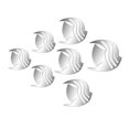thumbnail image 3 of CAROOTU 3D Acrylic Mirror Wall Sticker DIY Tropical Fish Crystal Removable Wall Decals Home Decoration, 3 of 7