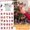 26Pcs A-Z, variant on Christmas Red 26 Letters & Santa's Beard Pendants, Christmas Tree Pendants, Christmas 26 Letter Decoration, Christmas Decoration