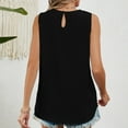 thumbnail image 5 of gbyLJF Womens Black Tank Top Women's Tank Tops Plus Size Square Neck Tank Top Trendy Summer Tops for Women, 5 of 7