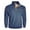 Navy, variant on ZUKMRJPC Men's Corduroy Pullover Sweatshirts Casual Long Sleeve Half Button Down Turndown Collar Sweatshirt Solid Color Textured with Pocket