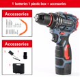 thumbnail image 2 of Brushless Cordless Drill/Driver with Impact Function, Multi-Purpose Lithium-ion Electric Tool for Home Use, 2 of 6