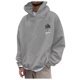 thumbnail image 2 of WILLBEST Sudaderas De Hombre Sudaderas con Capucha para Hombre Sudadera con Estampado De Letras Gráficas Sudadera De Gran Tamaño con Hombros Caídos Jersey De Manga Larga Tops Grande, 2 of 7