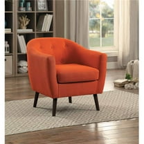 Home Elegance 1192RN 31.5 x 30.5 x 31 in. Lucille Accent Chair - Orange