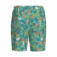 thumbnail image 5 of Fotbe Mushrooms and Flowers Pajama Shorts for Men, Men's Pajama Bottoms, Sleepwear,Short Pajama Pants-4X-Large, 5 of 9