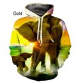 thumbnail image 5 of Sudadera con capucha 3D con estampado de elefante para hombre y mujer, ropa de calle informal de gran tamaño, jersey de manga larga, sudaderas con capucha de animales, XS-6XL, nueva moda de 2023, 5 of 5