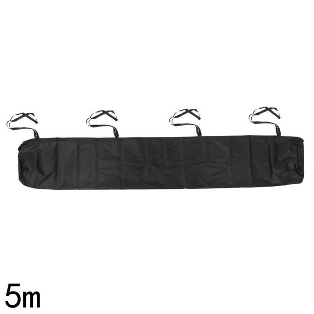 Outdoor Patio Awning Storage Bag Rain Weather Dust Cover Waterproof Protector black 5m