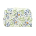 thumbnail image 1 of Ofertas Únicas 1 Pc Bolsa de Maquillaje Floral para Viajes Vacacionales Azul Verde Poliéster, 1 of 3
