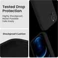 thumbnail image 4 of for iPhone 14 Pro Max Case, Silicone Upgraded [Camera Protection] Phone Case with [2 Screen Protectors], Soft Anti-Scratch Microfiber Lining Inside, 6.7 inch, Black, 4 of 5