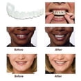 thumbnail image 2 of A Pair Upper & Lower High Quality Denture Instant Smile Comfort Fit Flex Cosmetic Teeth Denture Teeth Top Cosmetic, 2 of 4