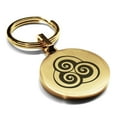 thumbnail image 1 of Stainless Steel Air Element Round Medallion Keychain Circle Ring, 1 of 2
