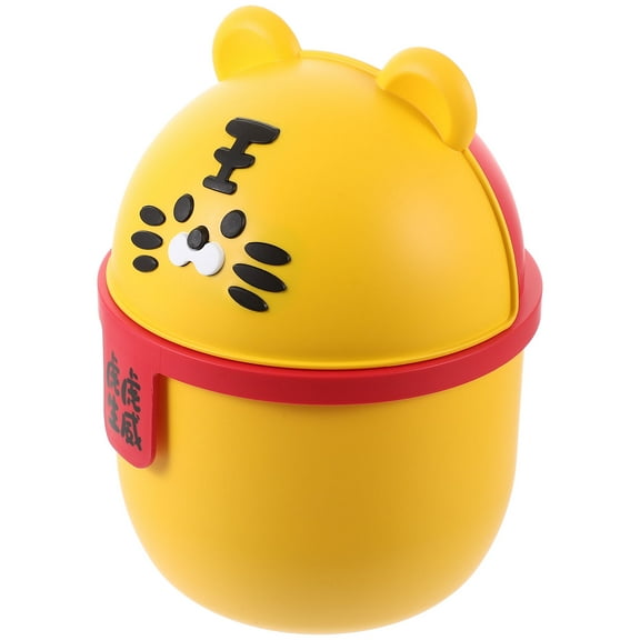 WHAMVOX  Kids Trash Can Bin Desktop Lightweight Practical Office