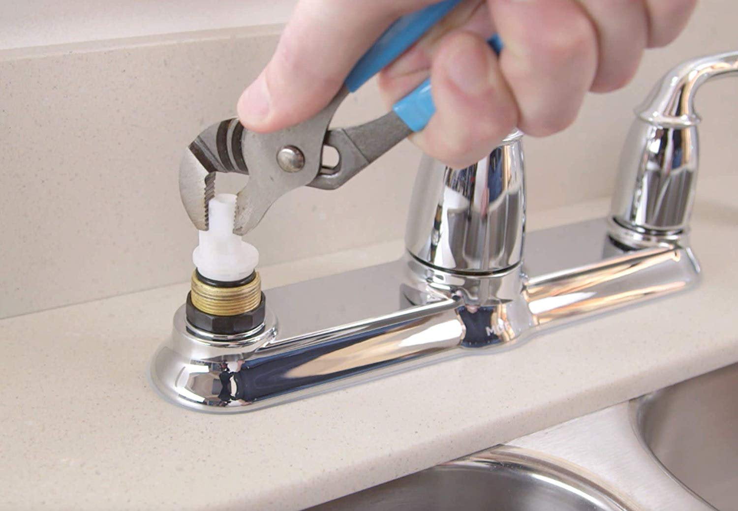 moen bathroom sink faucet handle hard to turn