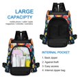 thumbnail image 6 of FORMRS Women's Travel Backpack Purse Anti-Theft Hidden Pockets Casual Shoulder Bag, Simple Floral, 6 of 7
