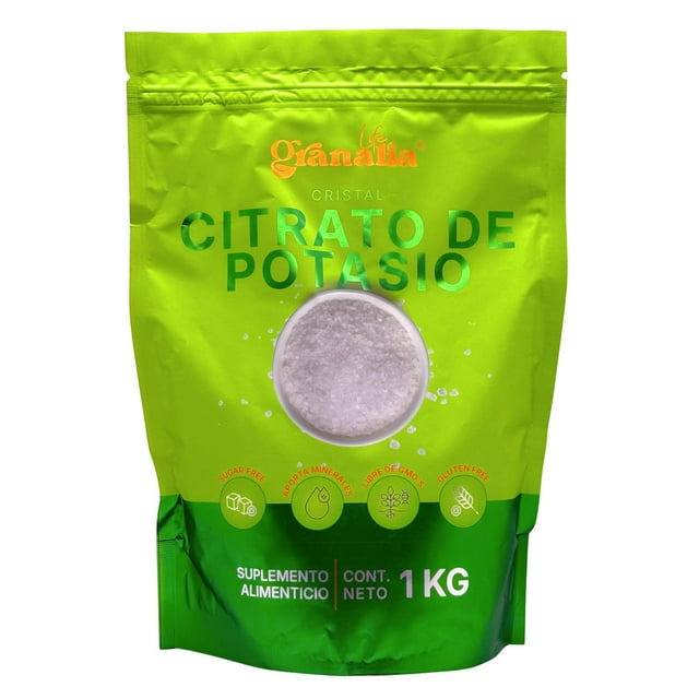 Citrato de Potasio en cristal 1 kg Granalia