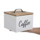 thumbnail image 4 of Caja de almacenamiento para cápsulas de café: soporte de madera para bolsitas de té con tapa, organizador de sobres de azúcar antipolvo para encimeras de cocina y hogar., 4 of 5