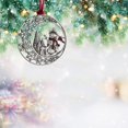 thumbnail image 4 of Wangscanis Christmas Tree Ornament, Solid Pewter Hanging Decoration, Holiday Gift, 4 of 5