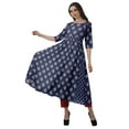 thumbnail image 2 of Moomaya Women's Printed Anarkali Kurti Pant Set “ Ethnic Clothing Sets For Women, 2 of 8