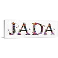 thumbnail image 1 of ARTCANVAS JADA Girls Name Room Decor Canvas Art Print - Size: 60" x 20" (1.50" Deep), 1 of 9