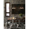 thumbnail image 3 of Replay Collection One-Light Polished Nickel Etched White Glass Modern Mini-Pendant Light, 3 of 4