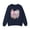Navy, variant on Floral Love Sweatshirt, Valentine's Day Sweatshirt, Love Flower Sweatshirt