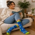 thumbnail image 5 of Women's Mama Bird Socks Funny Cute Bluebird Mothers Day Footwear for Mom, 5 of 9