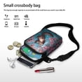 thumbnail image 7 of HELLHERO Otter Pattern 4.33"x1.97"x7.09" Crossbody Small Bags Polyester for Adult, 7 of 7