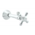 thumbnail image 1 of Westbrass D1112X-50 Angle Stop - 1/2 in. Copper Sweat x 3/8 in. OD Comp. - Powdercoated White, 1 of 1