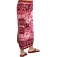 thumbnail image 2 of HAPPY BAY Men's Pareo Regular Surfing Dashiki Sarong Long Swim Beach Wrap One Size Red-N996 Summer Vacation Party, 2 of 4