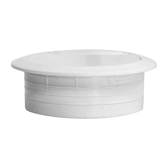Rok Hardware 10 Pack Round Grommet, 2-3/8" (60mm) Diameter, Made of ABS, White