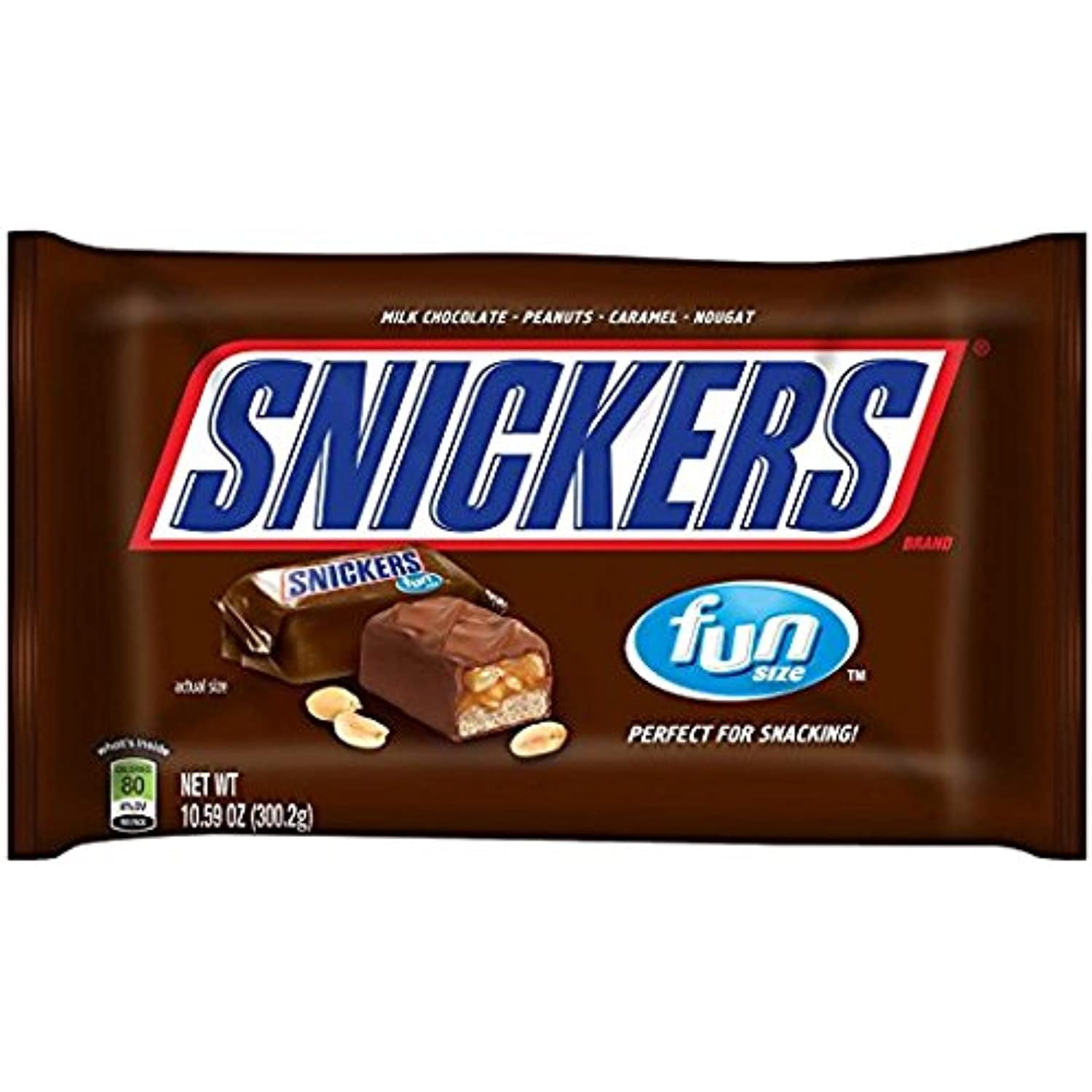 Snickers Fun Size Chocolate Bars, 10.59 Oz (2 Pack)