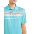 thumbnail image 3 of Ben Hogan Men's Performance Asymmetrical Printed Polo Shirt, Up to Size 5XL, 3 of 4